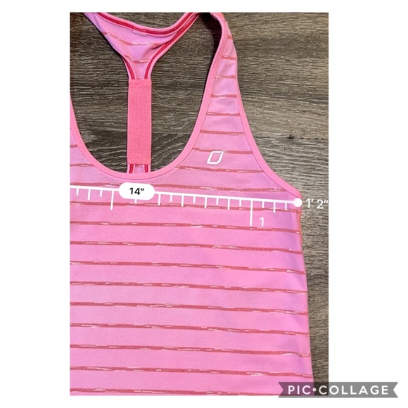 Lorna Jane Stripped Pink  Approx Small Women’s Top - Picture 9 of 10